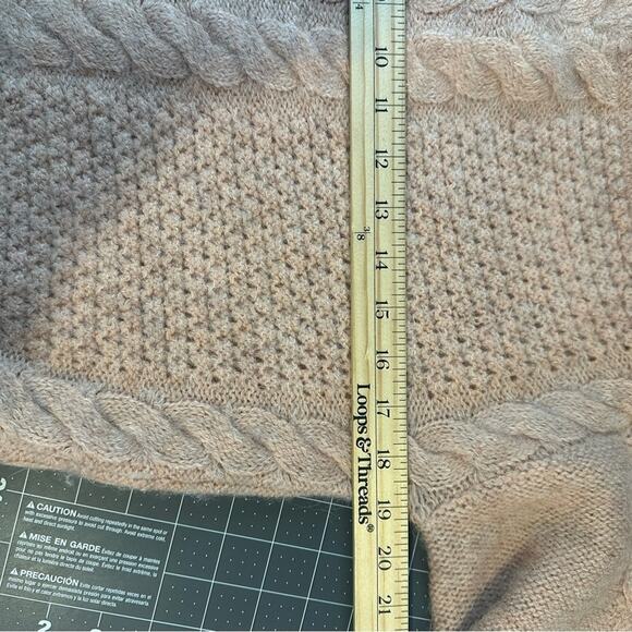 Sleeping on‎ Snow Anthropologie Cable Off Shoulder Sweater XS - Picture 4 of 6